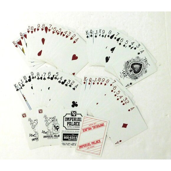 Imperial Palace Las Vegas Playing Cards Vintage Bee Club Special Collectible - Picture 4 of 4